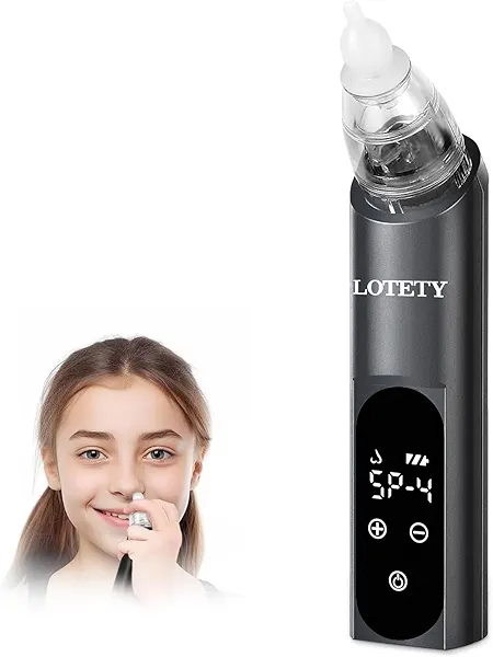 LOTETY Eustachian Tube Unclogger - Ear Pressure Relief Device for Flying & Diving, Unblock Eustachian Tube & Balancing Ear Pressure to Relieve Tinnitus and Earache - Silvery