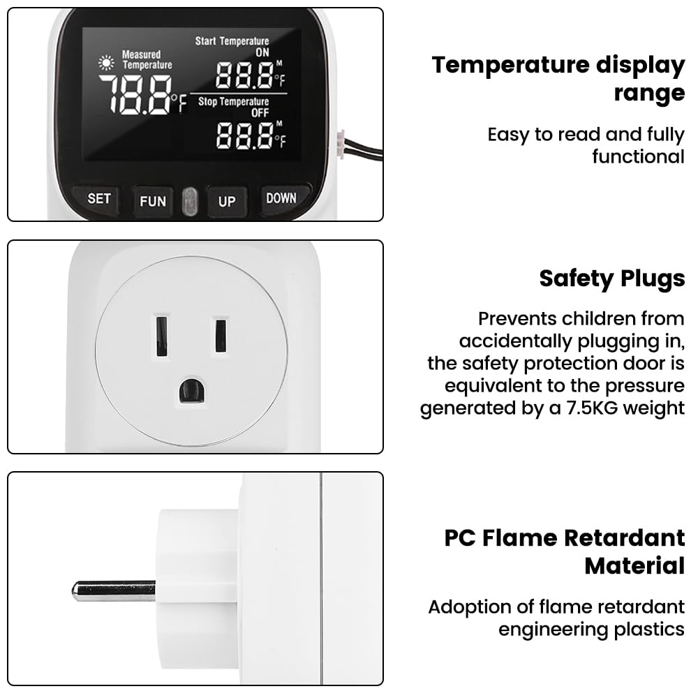 Snapklik.com : Diymore 1800W Digital Temperature Controller Plug In ...