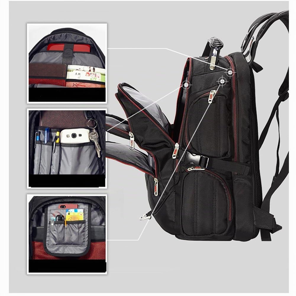 18,4 pulgadas Laptop Backpack Fits up to 18 pulgadas Gaming Laptops for Dell, Asus, Msi,Hp (Black)