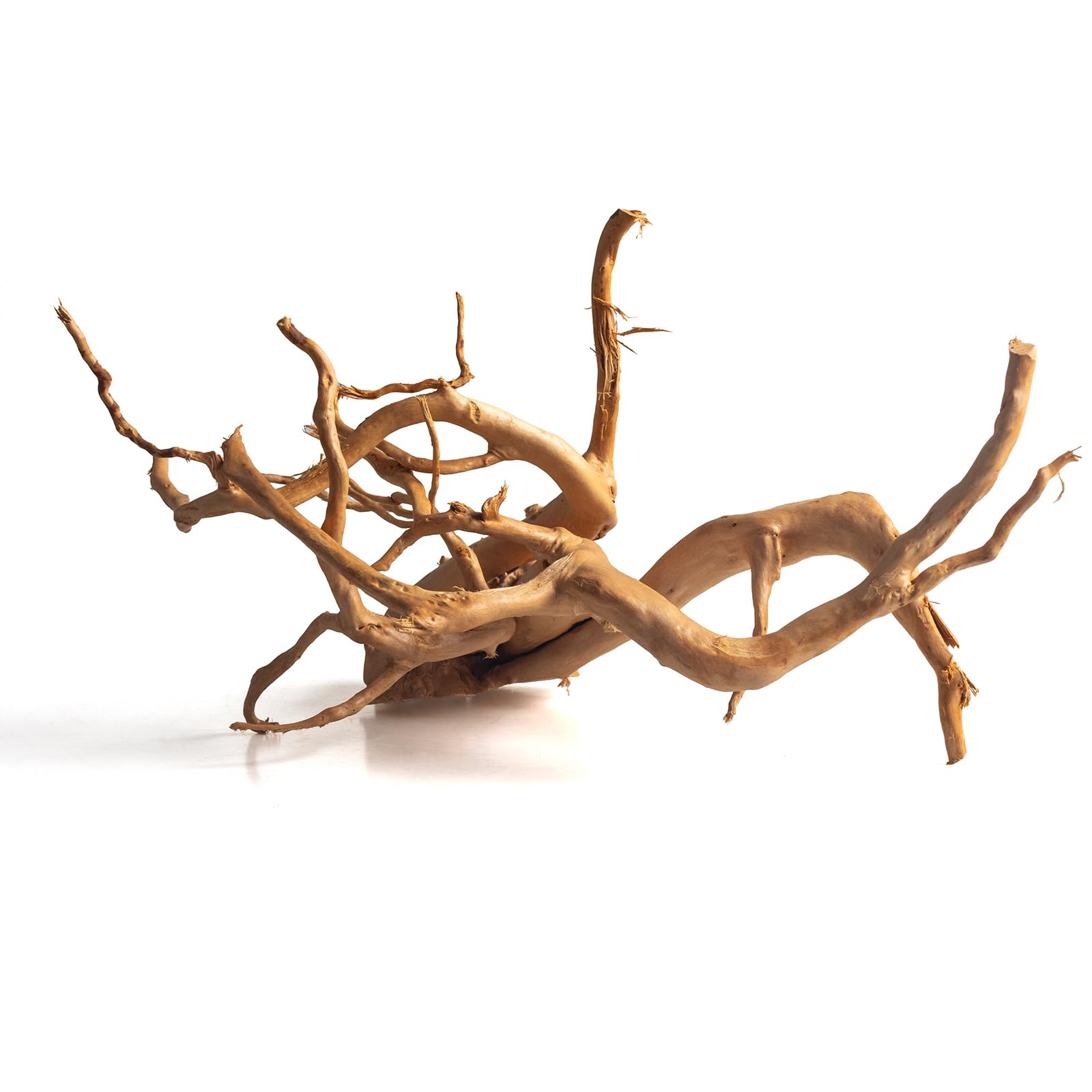 emours Spider Wood for Aquarium, Natural Driftwood for Fish Tank Decor, Aquascape Wood for Freshwater Aquarium & Reptile Habitat (12-16 Inch / 30-40 cm)