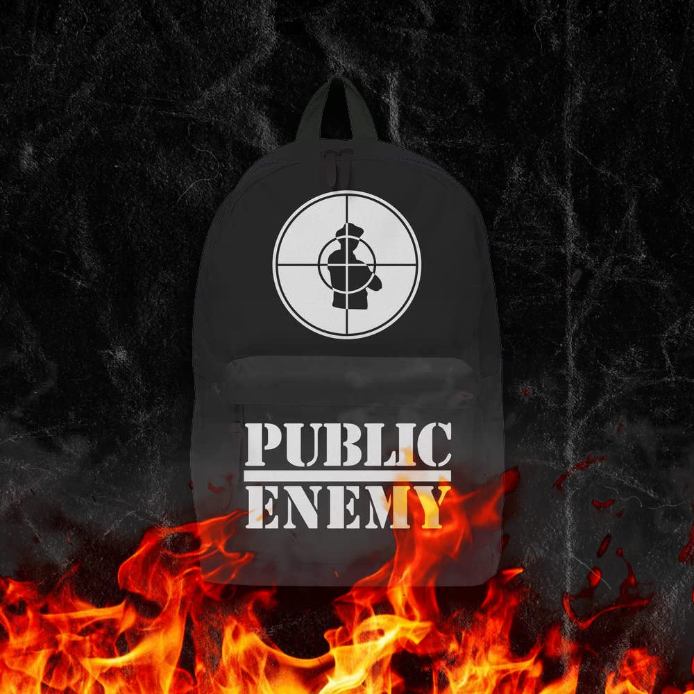 Rocksax Backpack Public Enemy Target Rucksack 43cm x 30cm x 15cm - Officially Licensed Merchandise