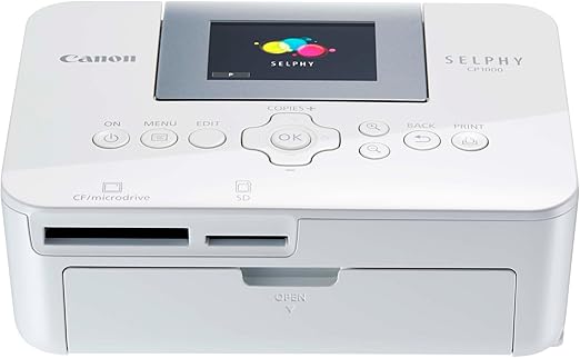 Canon 0011C010 Selphy CP1000 Photo Printer White (International)