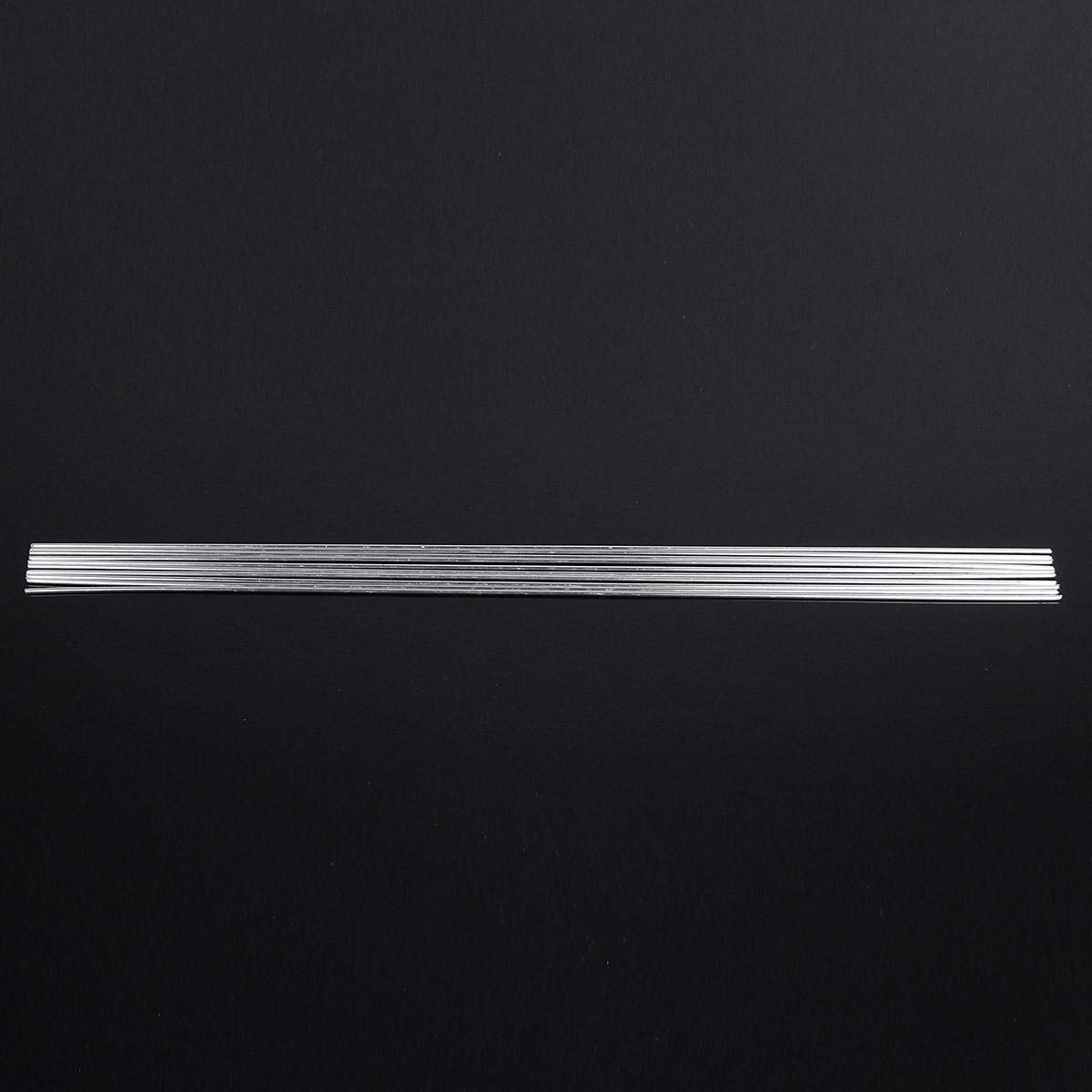 KingLan 10Pcs 2.4Mmx50Cm Metal Aluminio Soldadura A Baja Temperatura Varilla De Soldadura para Herramienta De Reparación -100Pcs