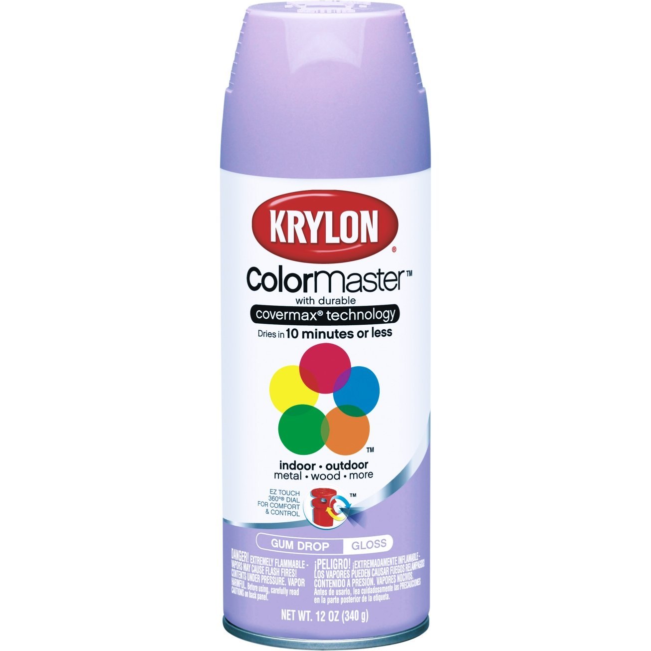 12 Oz Gum Drop Indoor and Outdoor Spray Paint Gloss [Set of 6