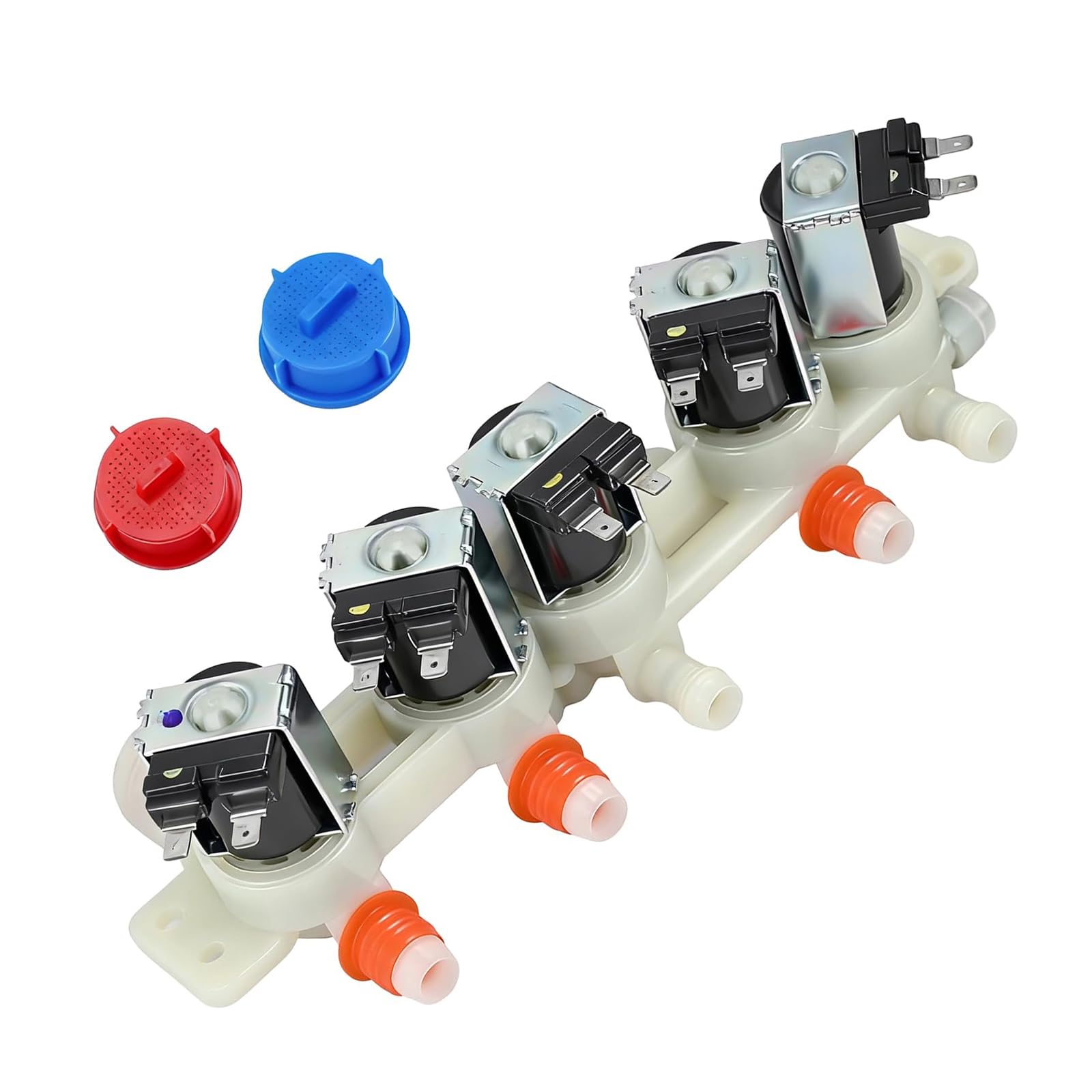Elnwnnkc 5 Coil Solenoid Inlet Valves AJU75152601 Washing Machines Washer Water Efficient Management Parts Washer