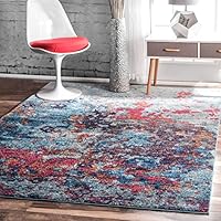 Algopix Similar Product 7 - Contemporary Abstract Splatter Seascape