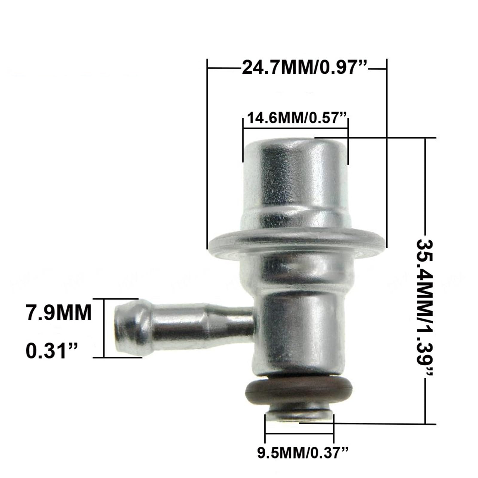 Regulator ciśnienia wtrysku paliwa Case 3.0 Bar pasuje do Mazda 6 dla KTM EFI 2011-19 250 350 450 78107088100 78107088000 (Color : 4.0 Bar)