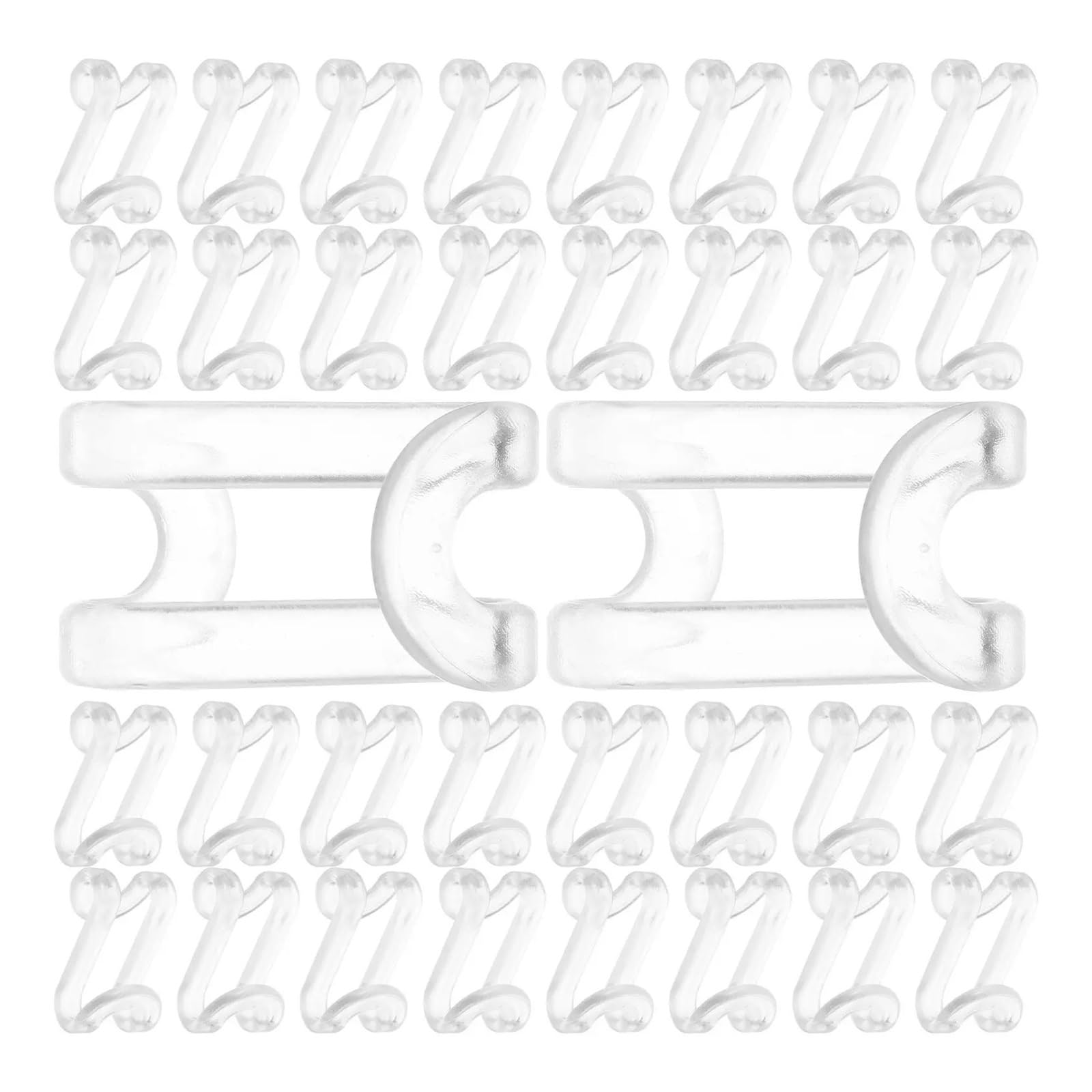 Hangers for Clothes Space Savers 120Pcs Plastic Clothes Hanger Connector Hooks S Shaped Connecting Buckle for Closet Connection Space Saver