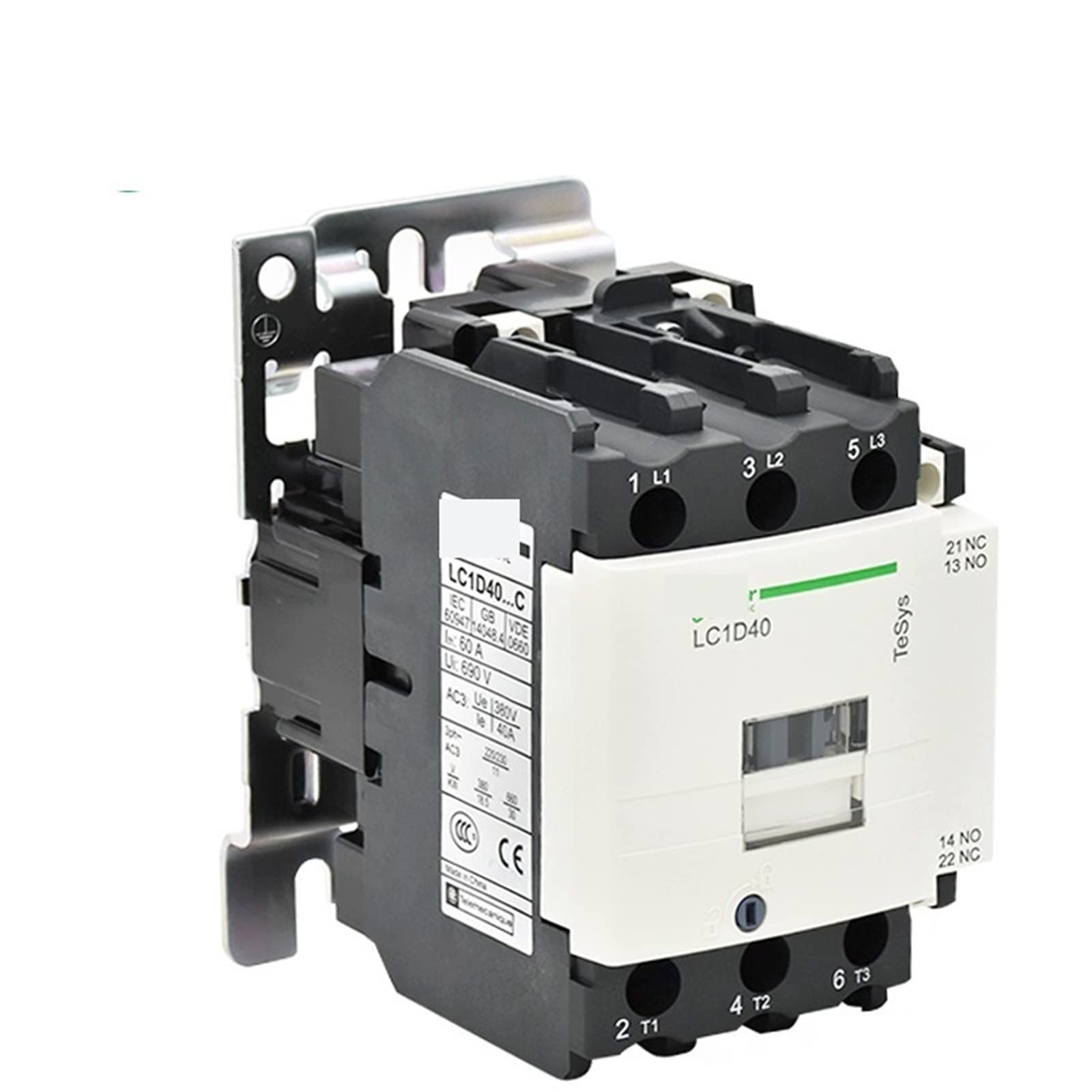Contacteur CA LC1D40 inverseur triphasé 40A bobine 24V 110V 220V 380V