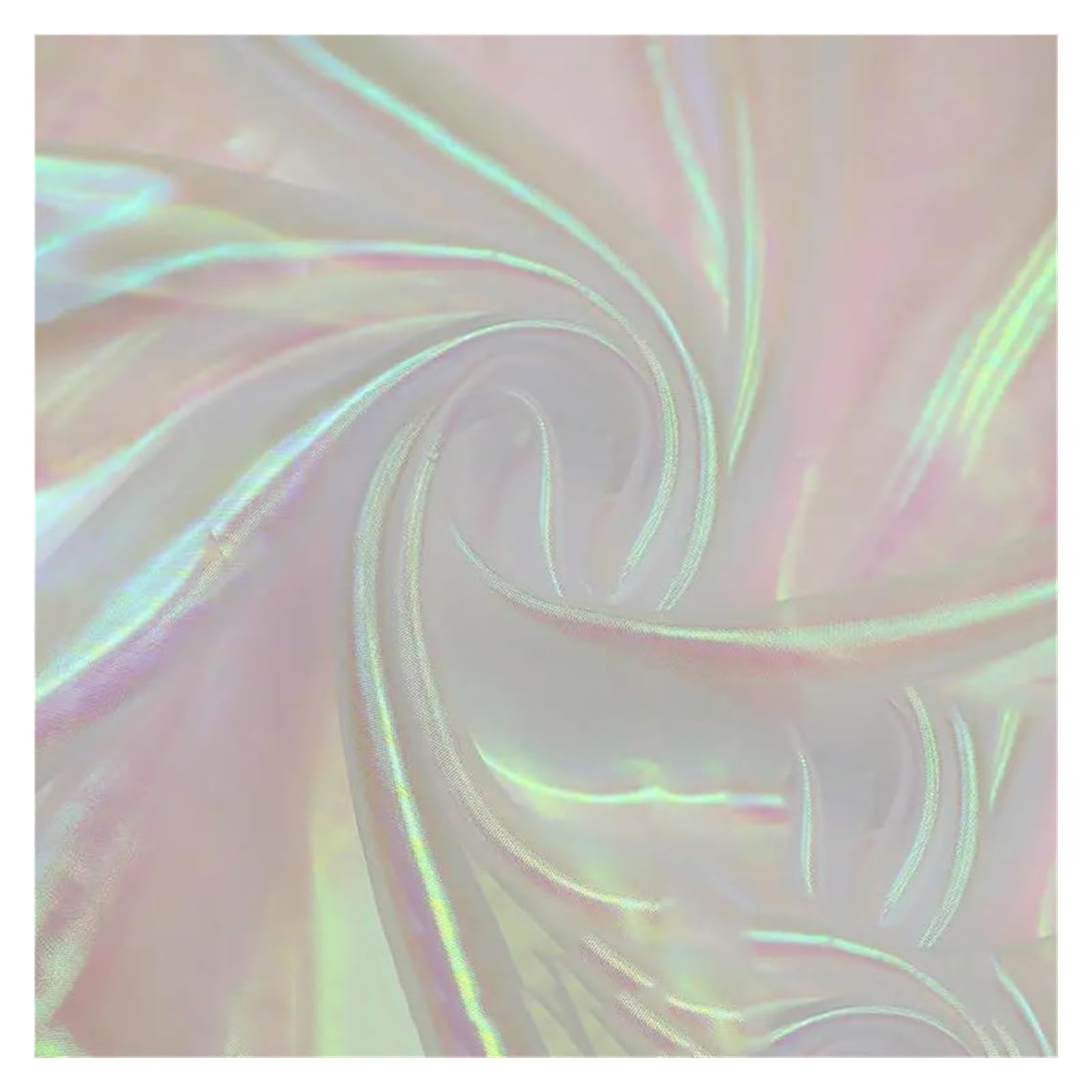 Organza Fabric， Organza Tulle Fabric Multicolor 100cmx150cm for Sewing Skirts & Costumes Decor Per Meter(Beige White)