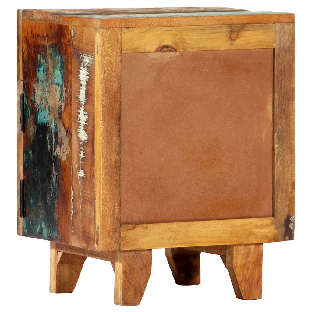 Generisch Nachttisch Handgeschnitzt 40x30x50 cm Altholz Massiv