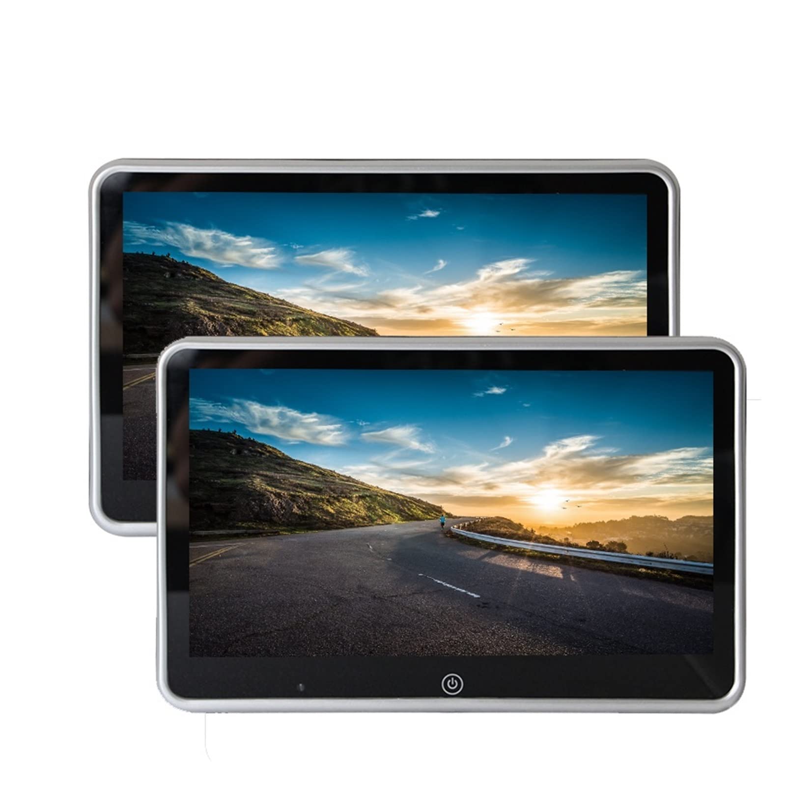 Lettore Dvd Portatile per Lettori Video per poggia Monitor for poggiatesta TV for Auto da 11,6 Pollici 1080P HD LCD Touch Screen Display for sedili Posteriori Lettori Video BT/FM/USB/TF/Link c