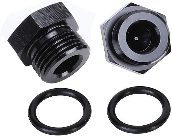 AC PERFORMANCE Black Aluminium Alloy 12 AN Block Off Cap