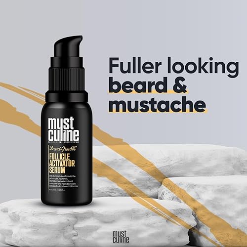 Miniatura 7 de Suero activador de folículos, suero de crecimiento de barba irregular combinado con aceite de biotina (paquete de 2)