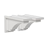 Mayne Inc Fairfield Decorative Brackets, White, 2 Count (Pack of 1)