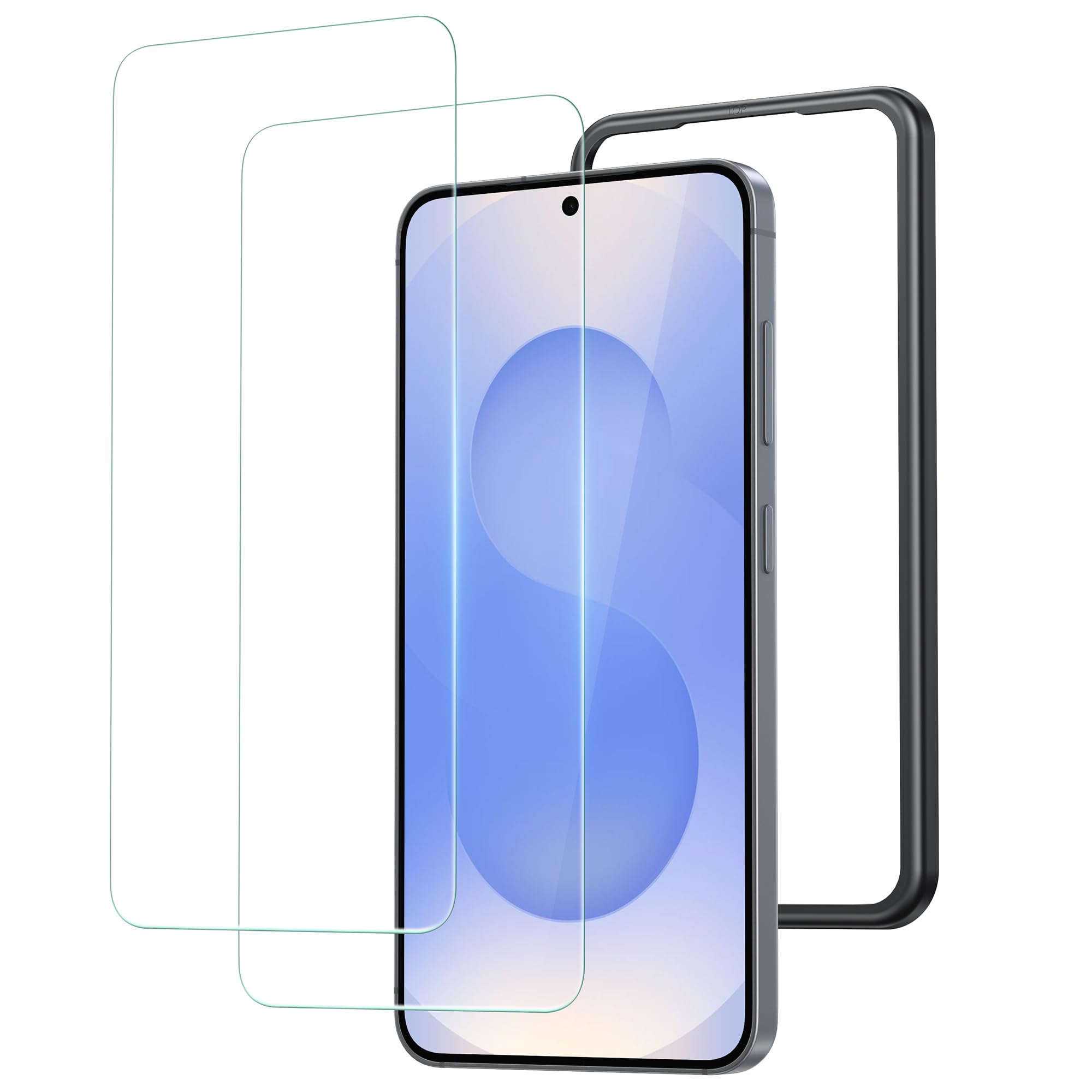 Amazon | NIMASO ガラスフィルム Galaxy S25/S24用 保護フィルム 強化