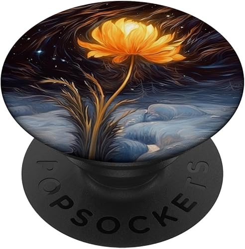 Miniatura 1 de PopSockets PopGrip estándar de flores de caléndula de invierno
