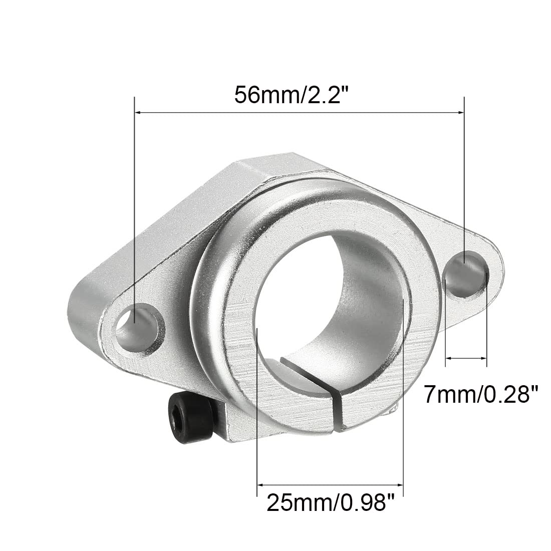 Snapklik.com : HiPicco 4pcs SHF25 Aluminum Linear Rod Rail Shaft ...