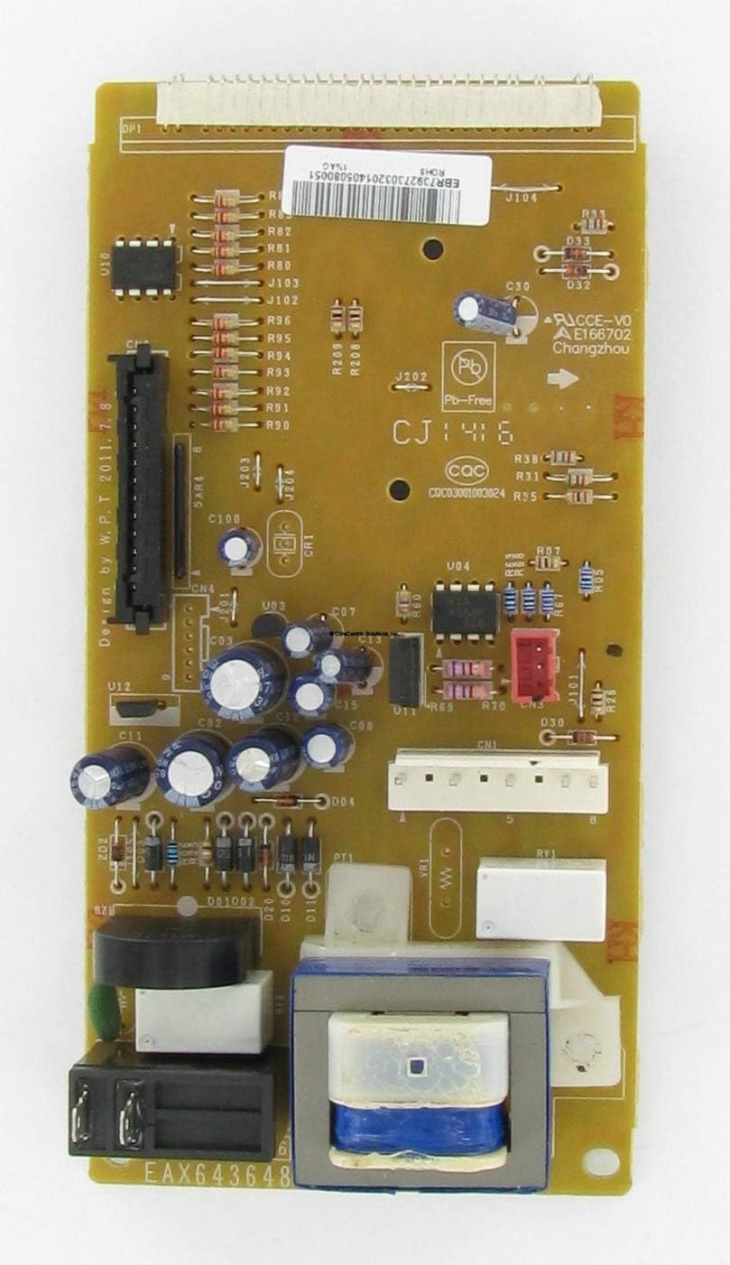 CoreCentric Remanufactured Microwave Main Power Control Board Replacement for LG EBR73927303