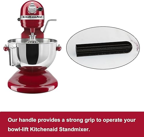 Miniatura 2 de PIAOLGYI Montaje de mango para batidoras de pie Kitchenaid, accesorio de ayuda de cocina, accesorios compatibles con batidora de pie Pro 5 Plus