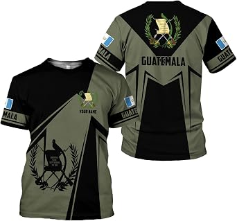 Custom Guatemala Flag Quetzal Shirt Personalized Guatemalan Jersey 3D Pride Shirts for Men Women Unisex Quatemalan Gifts