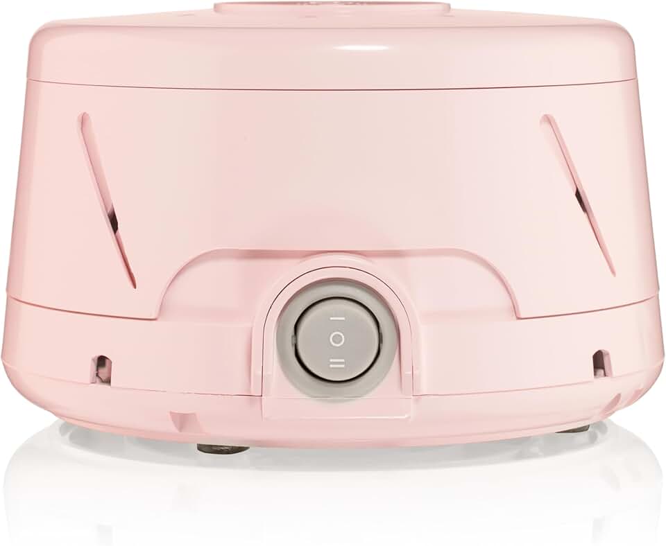 Yogasleep Dohm Classic (Pink) The Original White Noise Machine, Soothing Natural Sound from A Real Fan, Noise Cancelling for Office Privacy, Travel & Meditation, Sleep Therapy for Adults & Baby