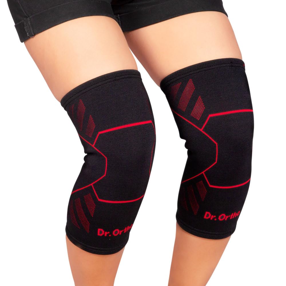 Premium Knee Cap, Knee Brace, Knee Support For Knee Pain Relief, Knee Pad Leg Sleeves, Knee Support For Men and Women - Medium