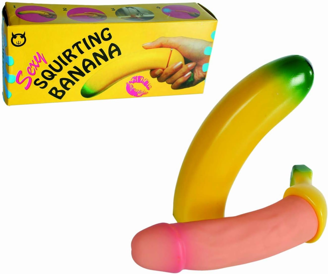 Novelty Fun Plastic Sexy Squirting Willy Banana