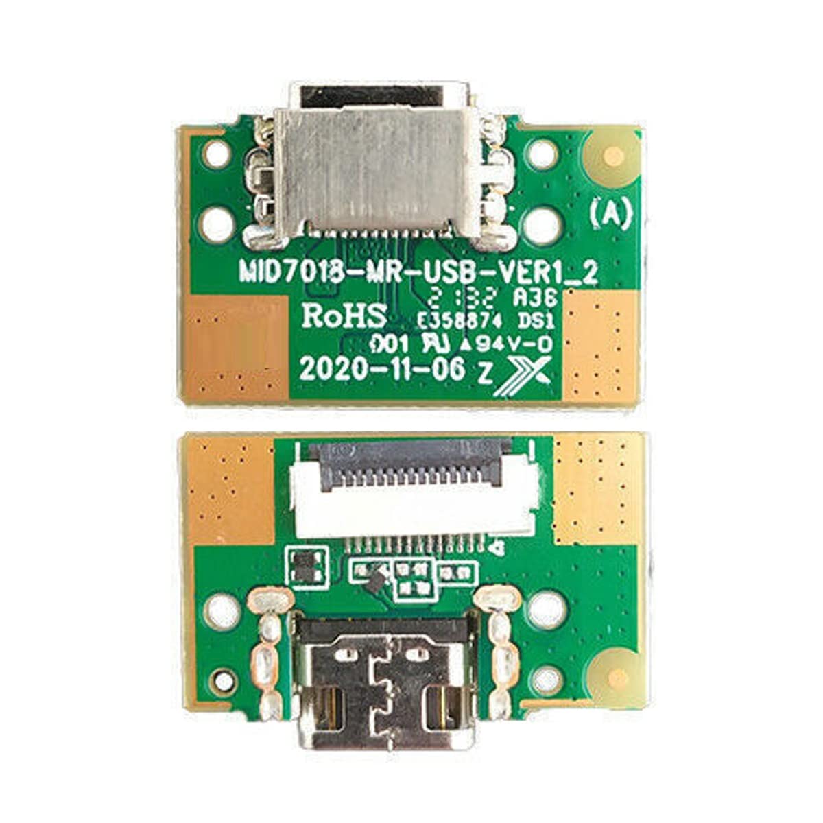 ePartSolution Type C USB Charger Charging Port Dock Connector Board Compatible for ONN 100026191