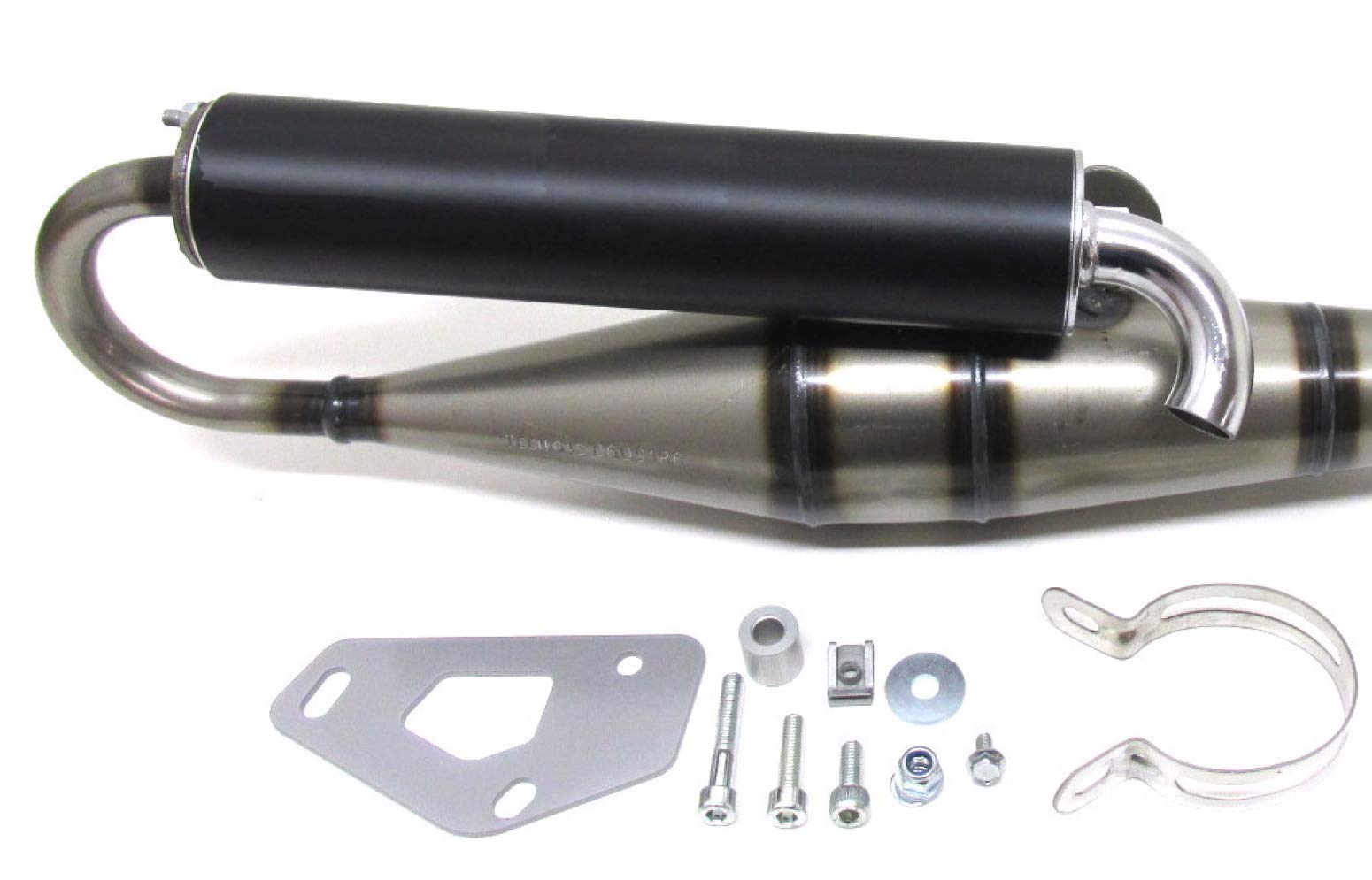 Sportauspuff Tuning Auspuffanlage passend für TGB Bullet RS Pegasus R50X (Typ: BM1) - Hervorragende Qualität