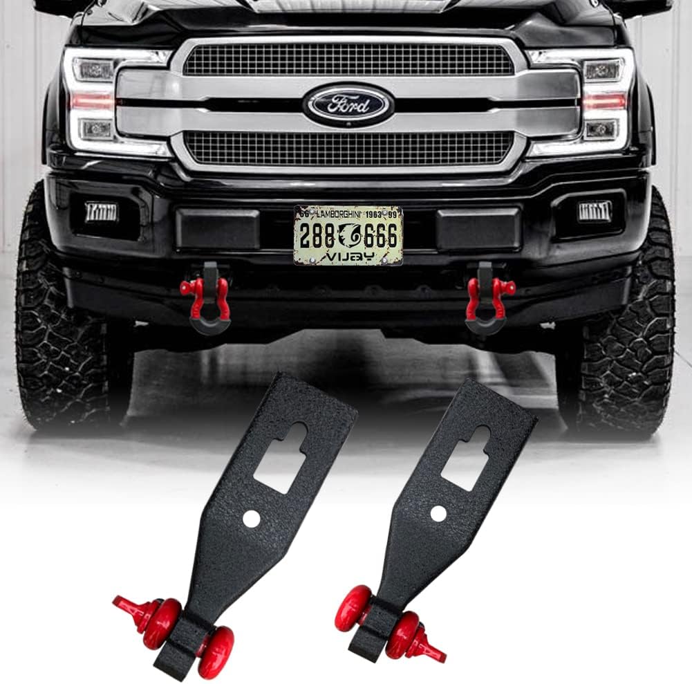 Vijay Front Tow Hook Mount Bracket and DRing Compatible