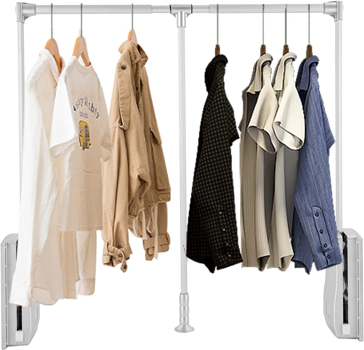 Pull Down Closet Rods Closet Organizer PullDown Clothes