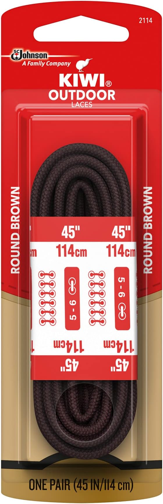 Kiwi 66211 Lace Hike Boot, 45", Brown, 0.32 Oz Clothing