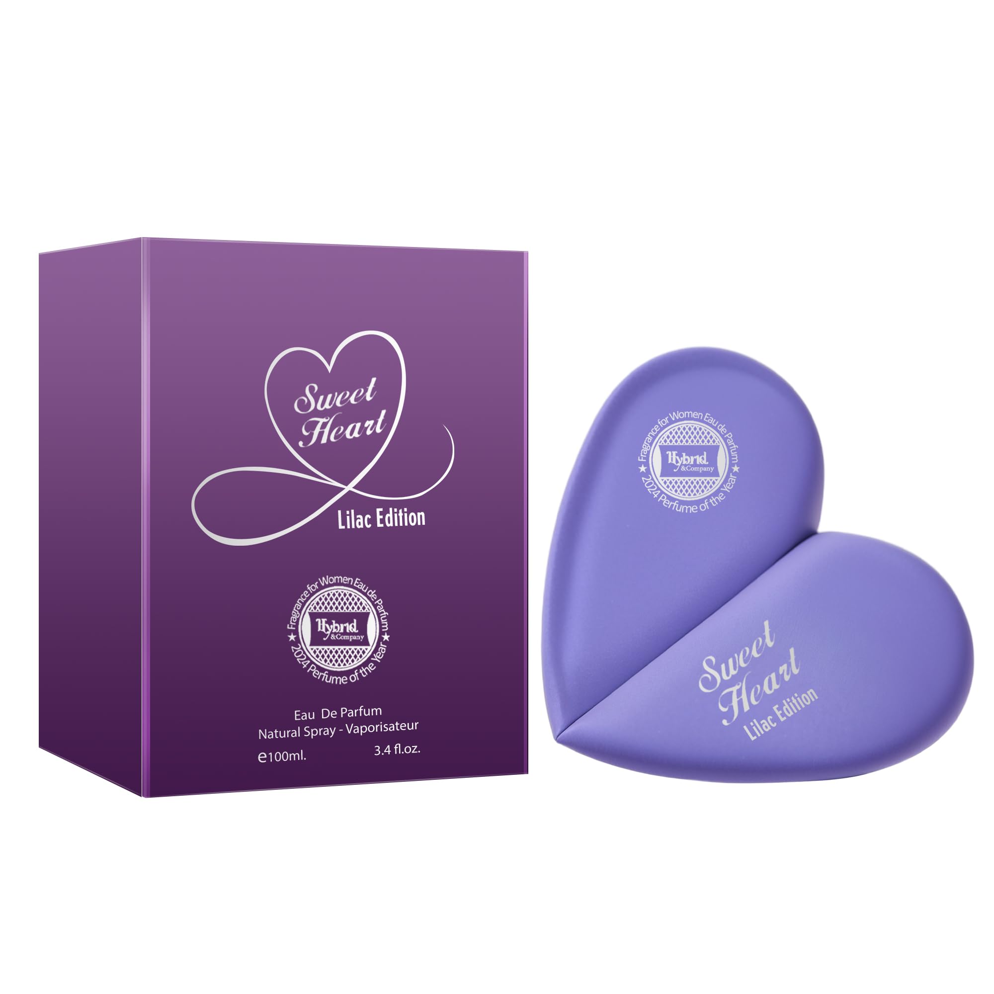Amazon.com : Hybrid & Company Women Sweet Heart Lilac Eau De