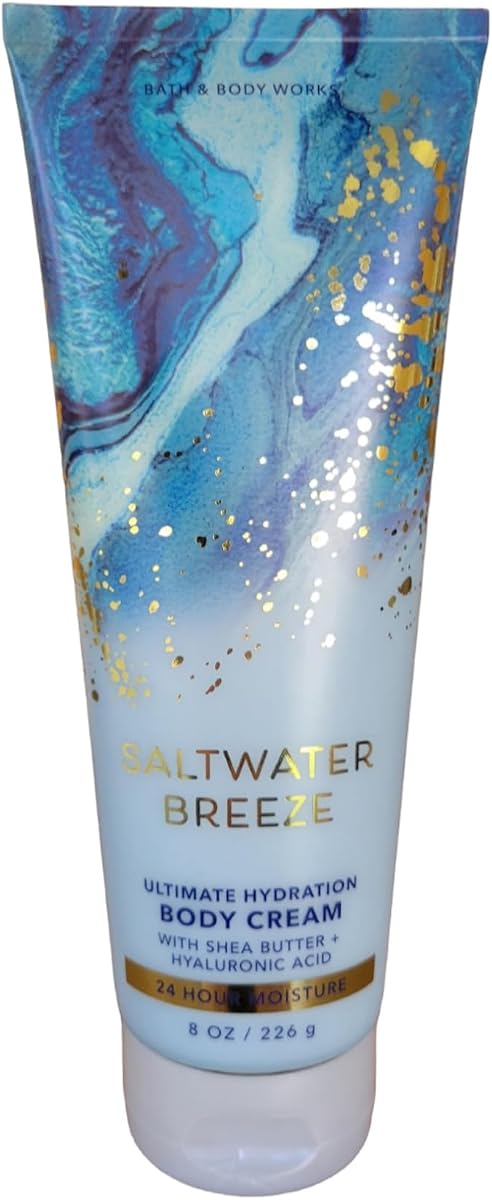 Saltwater Breeze Ultimate Hydration Body Cream Set de regalo para mujeres, 8 onzas líquidas (Brisa de agua salada)