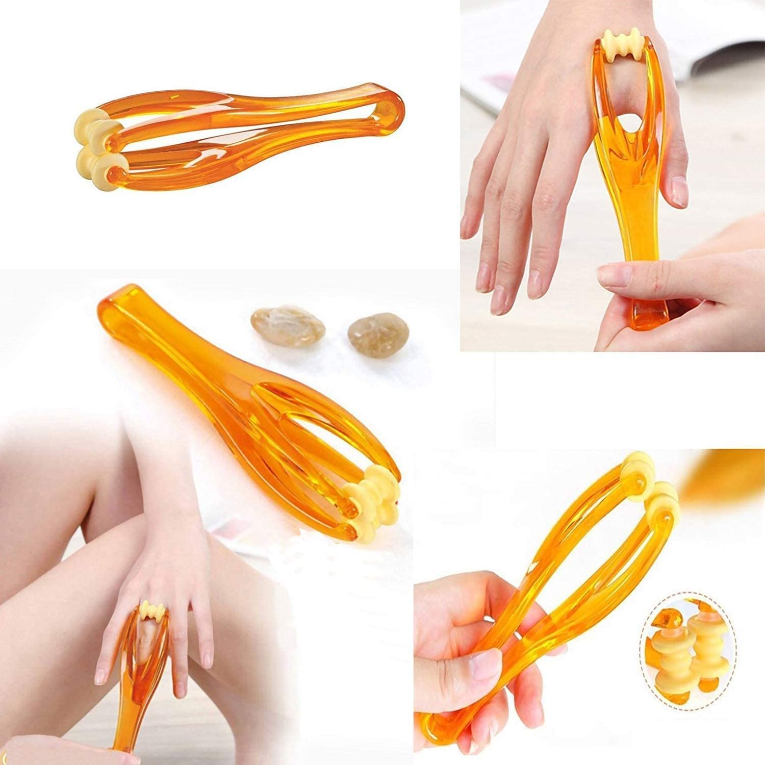 AHCP ACUPRESSURE HEALTH CARE PRODUCT Acupressure Pain Relief Yubi Lax Germa 1 Finger Roller And 5 Sujok Ring Massager For Relieving Stress And Tension & Relaxes The Mind And Body (Multicolour) AHCP ACUPRESSURE HEALTH CARE PRODUCT Acupressure Pain Relief Yubi Lax Germa 1 Finger Roller And 5 Sujok Ring Massager For Relieving Stress And Tension & Relaxes The Mind And Body (Multicolour)