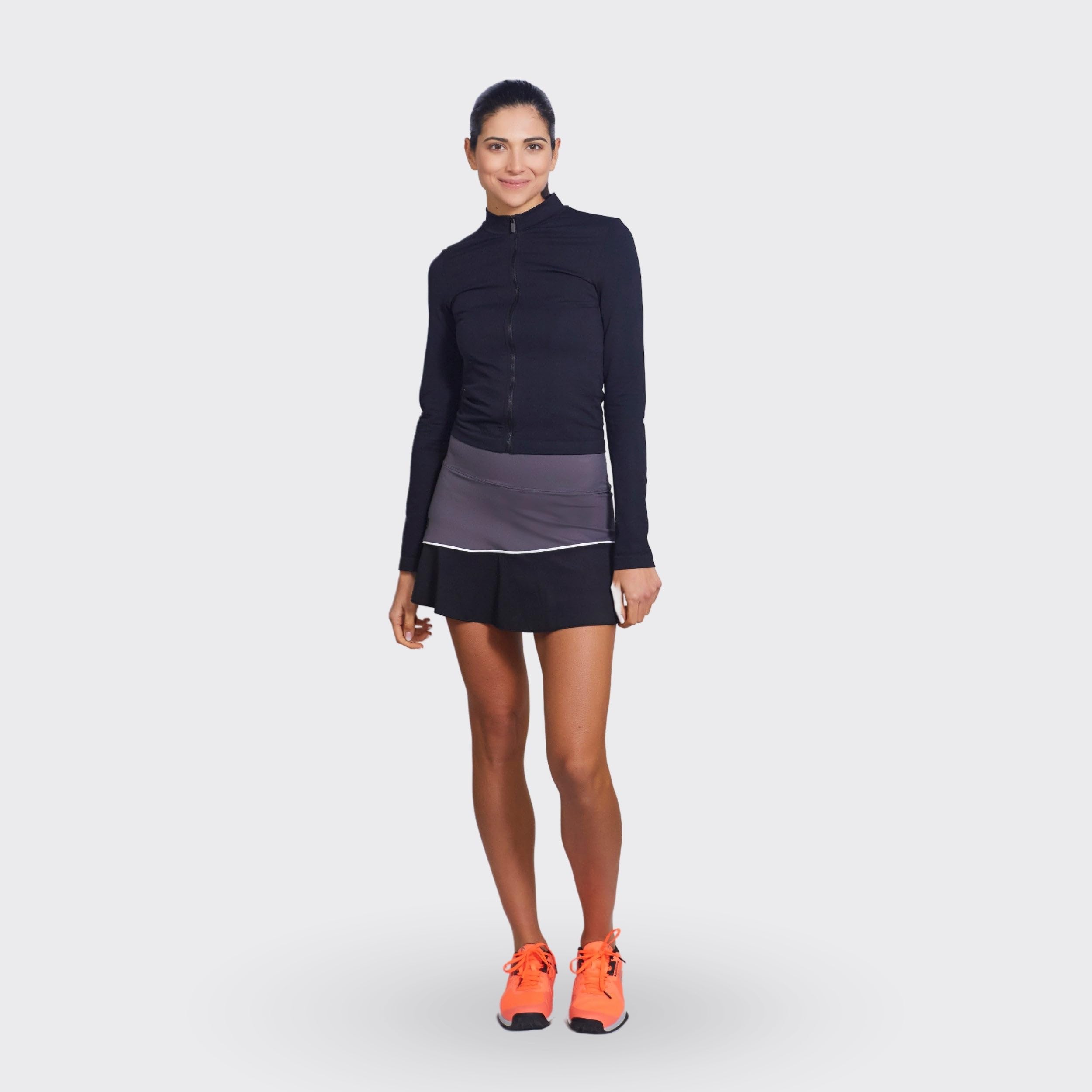 BB Sport Chaqueta Hina Negro, Chaqueta Deportiva Mujer Corte Ergonómico