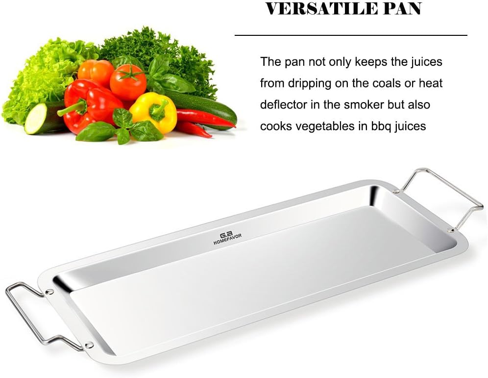 G.a HOMEFAVOR Chicken Leg Wing Rack 14 Slots Stainless Steel Metal Roaster Stand with Drip Tray for Smoker Grill or Oven, Dishwasher Safe, Non-Stick, Great for BBQ, Picnic : Patio, Lawn & Garden