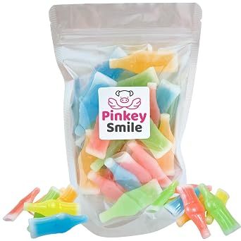Wax Bottle Candy Drink - Retro Nostalgic Novelty Treats Classic Variety Flavors 1/2 LB