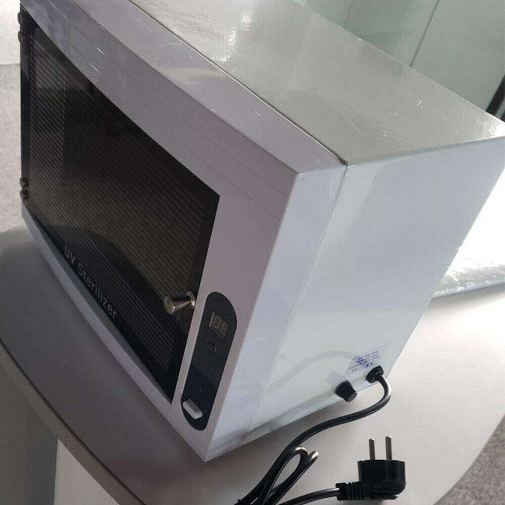 Esterilizador UV, gabinete, salón profesional, mesa de escritorio, caja de sanitario para herramientas de manicura, pinzas y toallas, salón profesional