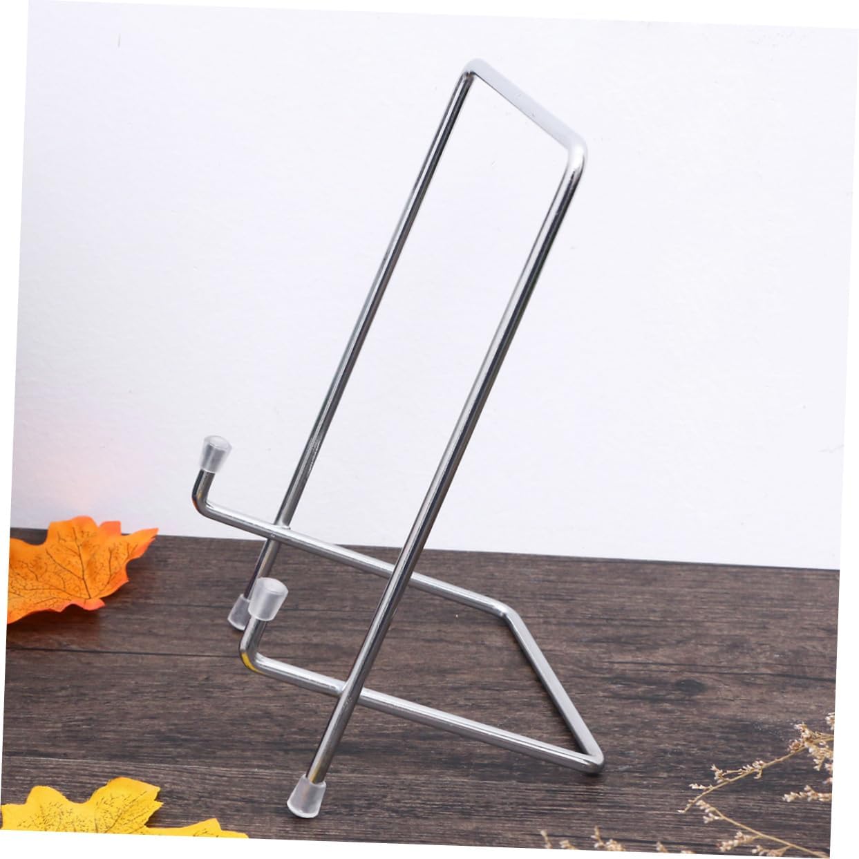 IMIKEYA 3pcs Multi-purpose Display Stand for Photos Medals and Certificates Elegant Silver Square Base Rack for Home Decor and Craft Exhibitions