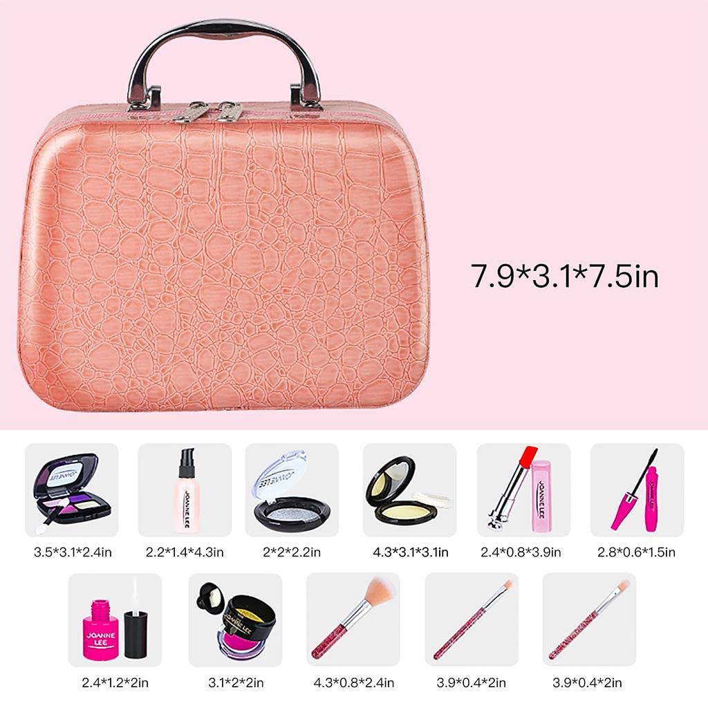 Set Trucco Lavabile per Bambini con Borsa per Cosmetici Princess Dress, Rosa Rossa