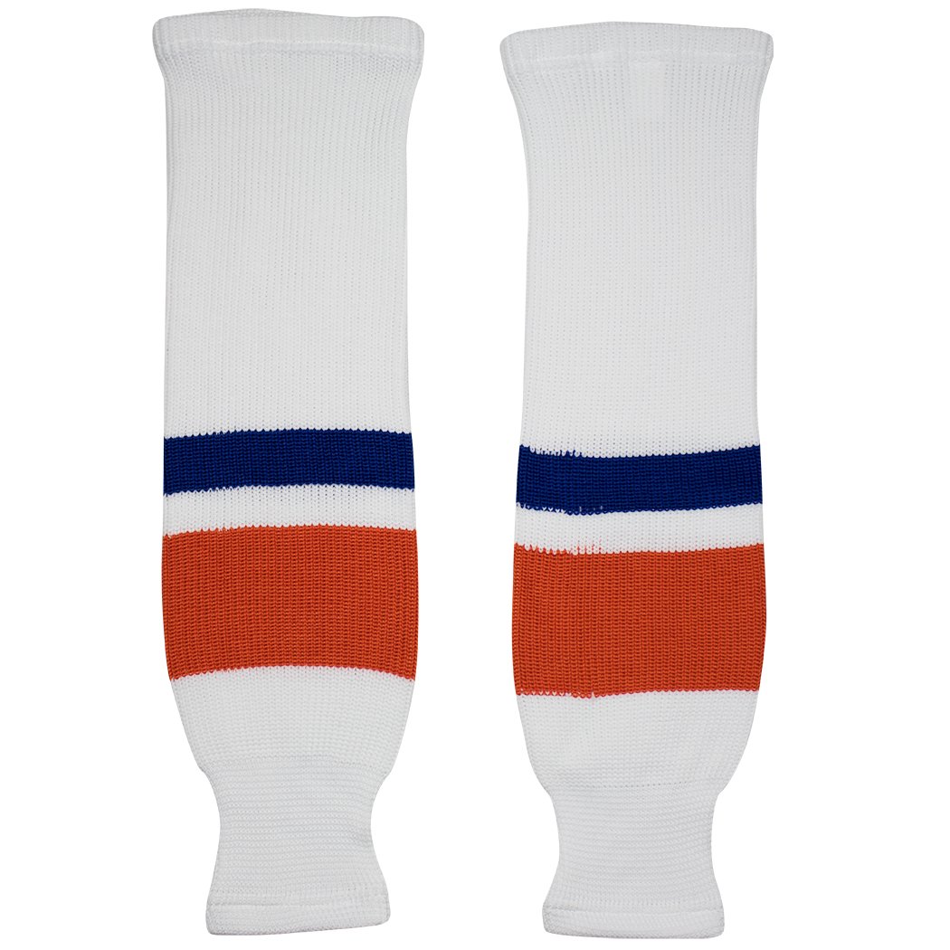 TronX Long Island Knit Hockey Socks (32 Inch - White)