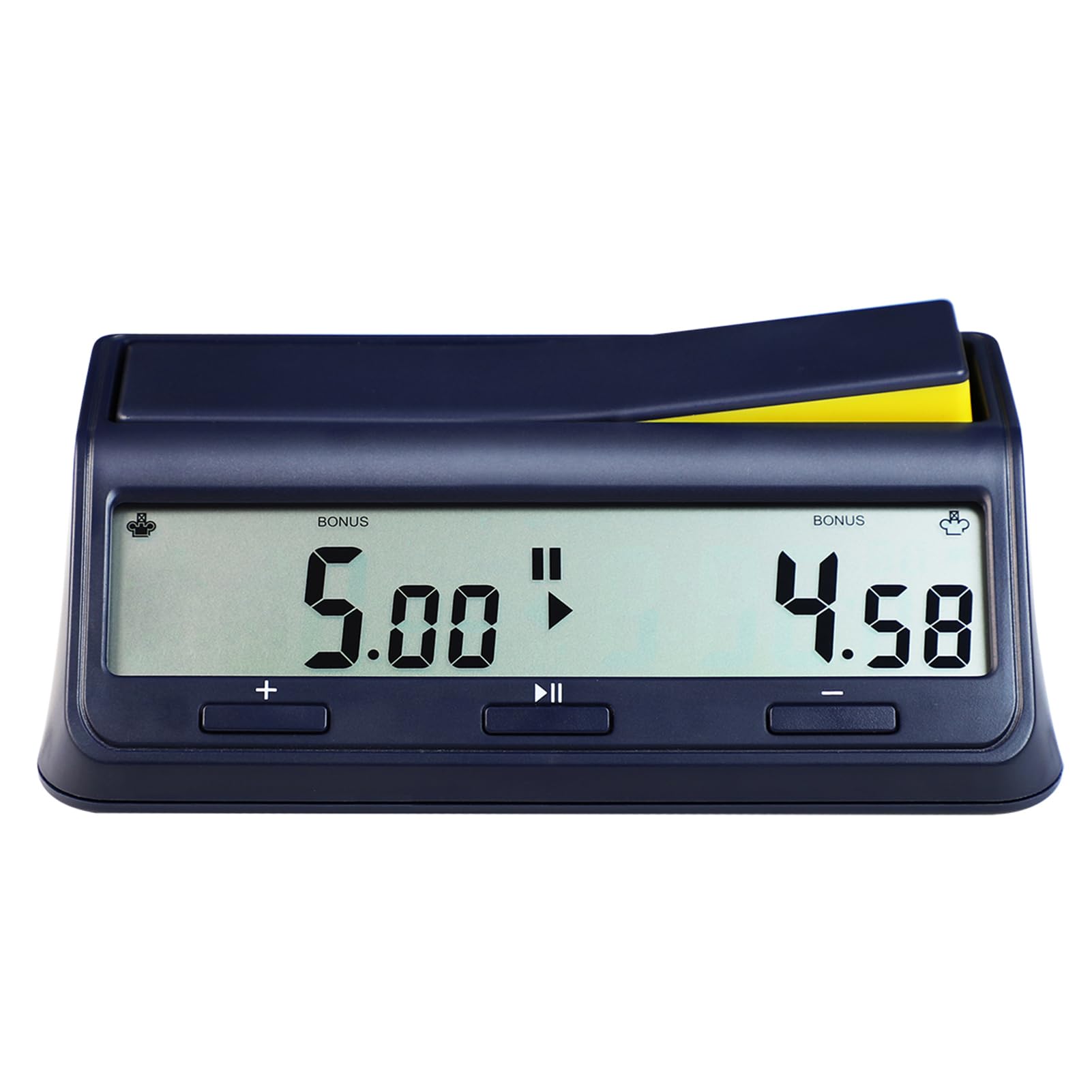 LEAP Schachuhr, Digitaler Schach Timer, Professioneller Count Up Down mit Bonus-Verzögerungsalarmfunktion, Großes LED-Display für Internationales Schach, Chinesisches Schach,