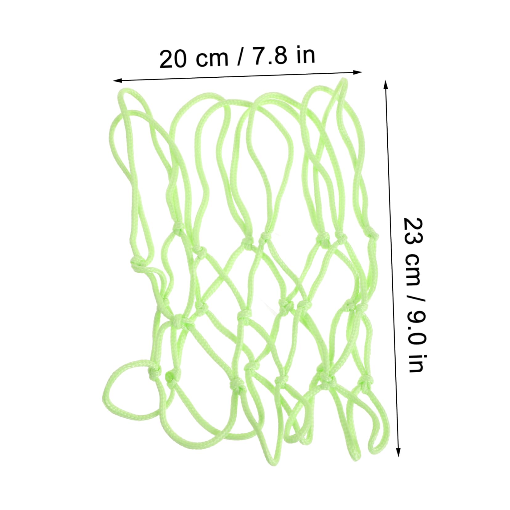 BESTonZON Luminous Nylon Basketball Net for Standard Hoops Easy to Install Durable Feature Replacement for for Basketball Enthusiasts