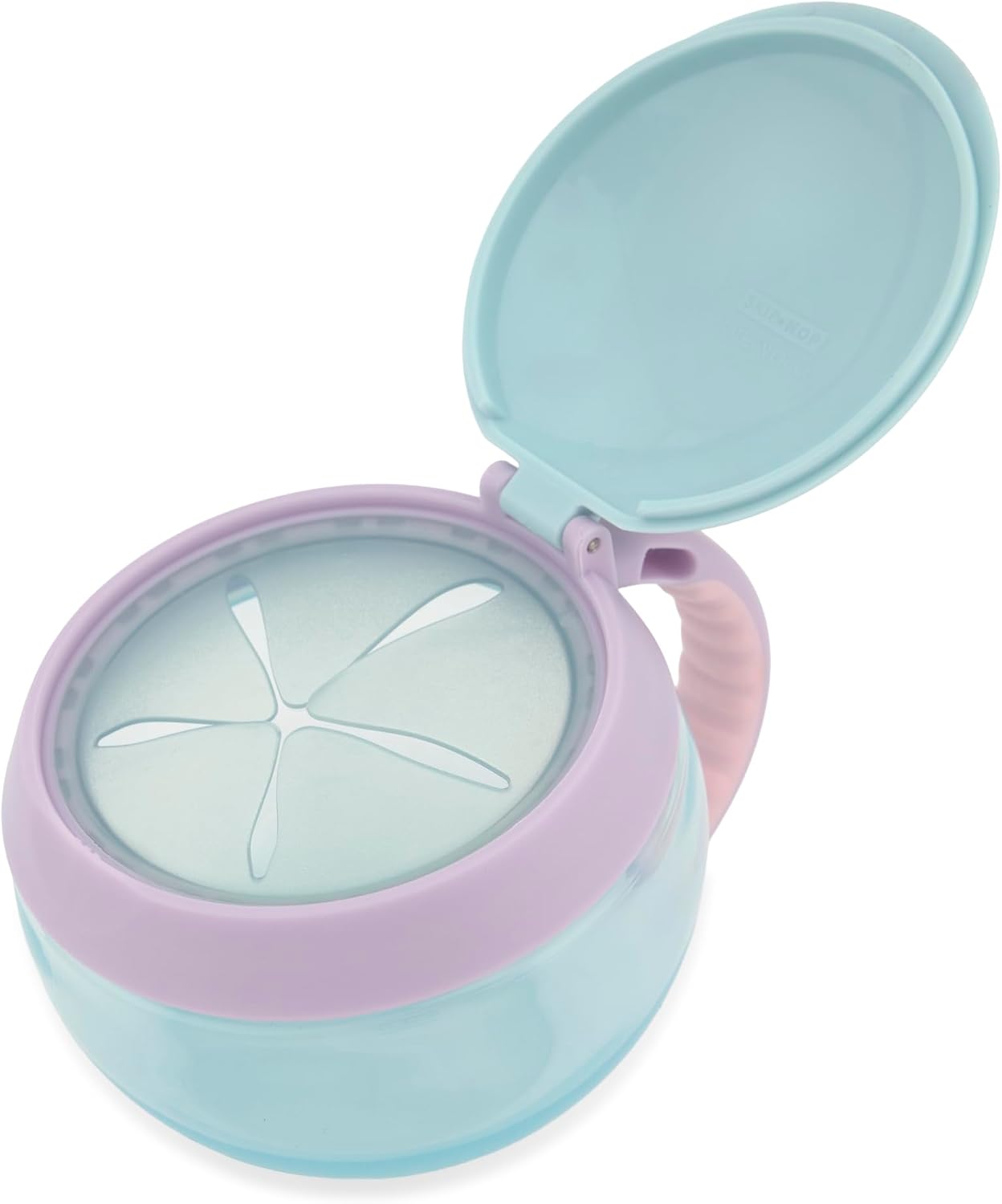 Skip Hop Baby Snack Container Mealtime Snack Cup, Holds 7.5oz. Besties Squad, Unicorn