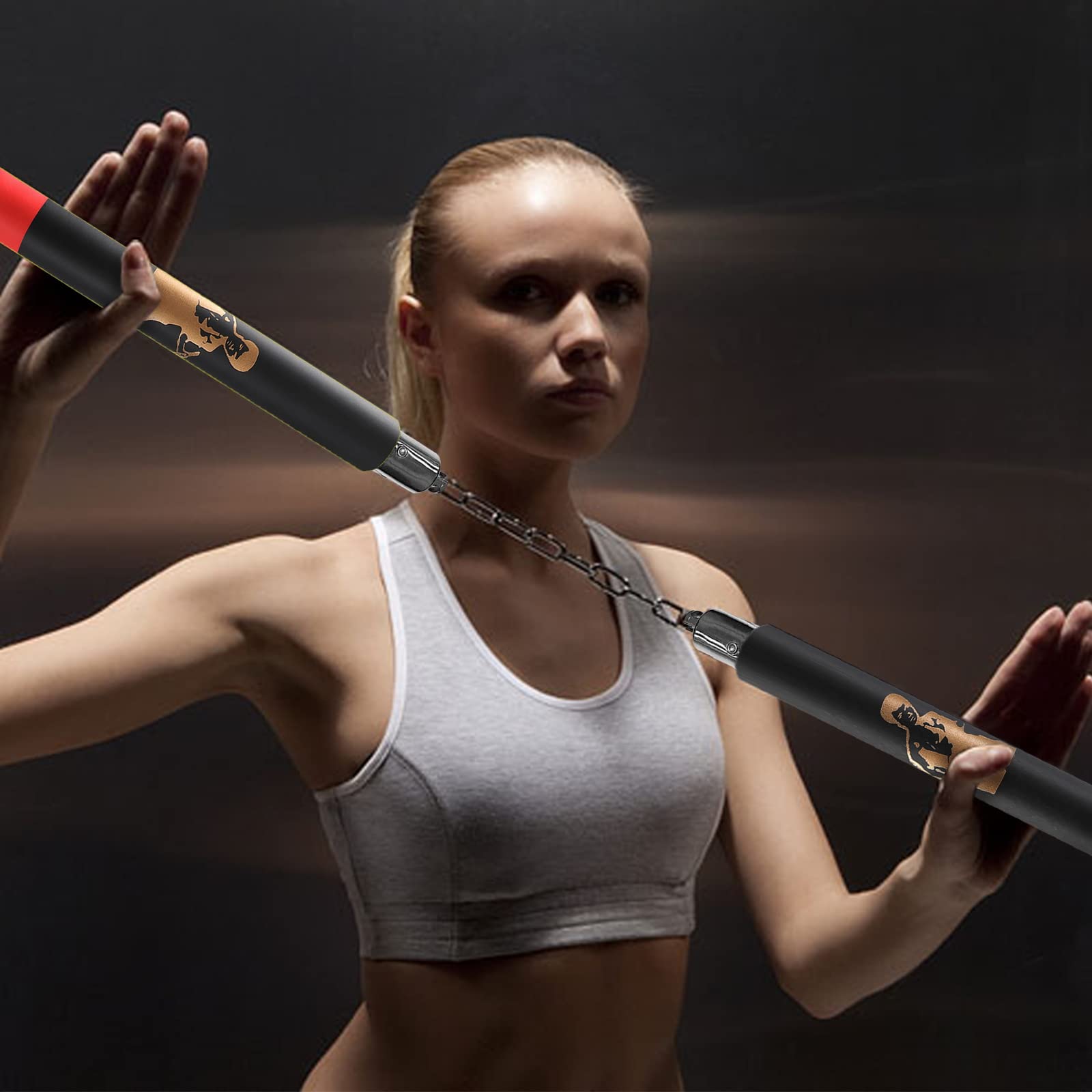 Nunchakus de Espuma Entrenamiento Artes Marciales para Niños Adultos Principiantes