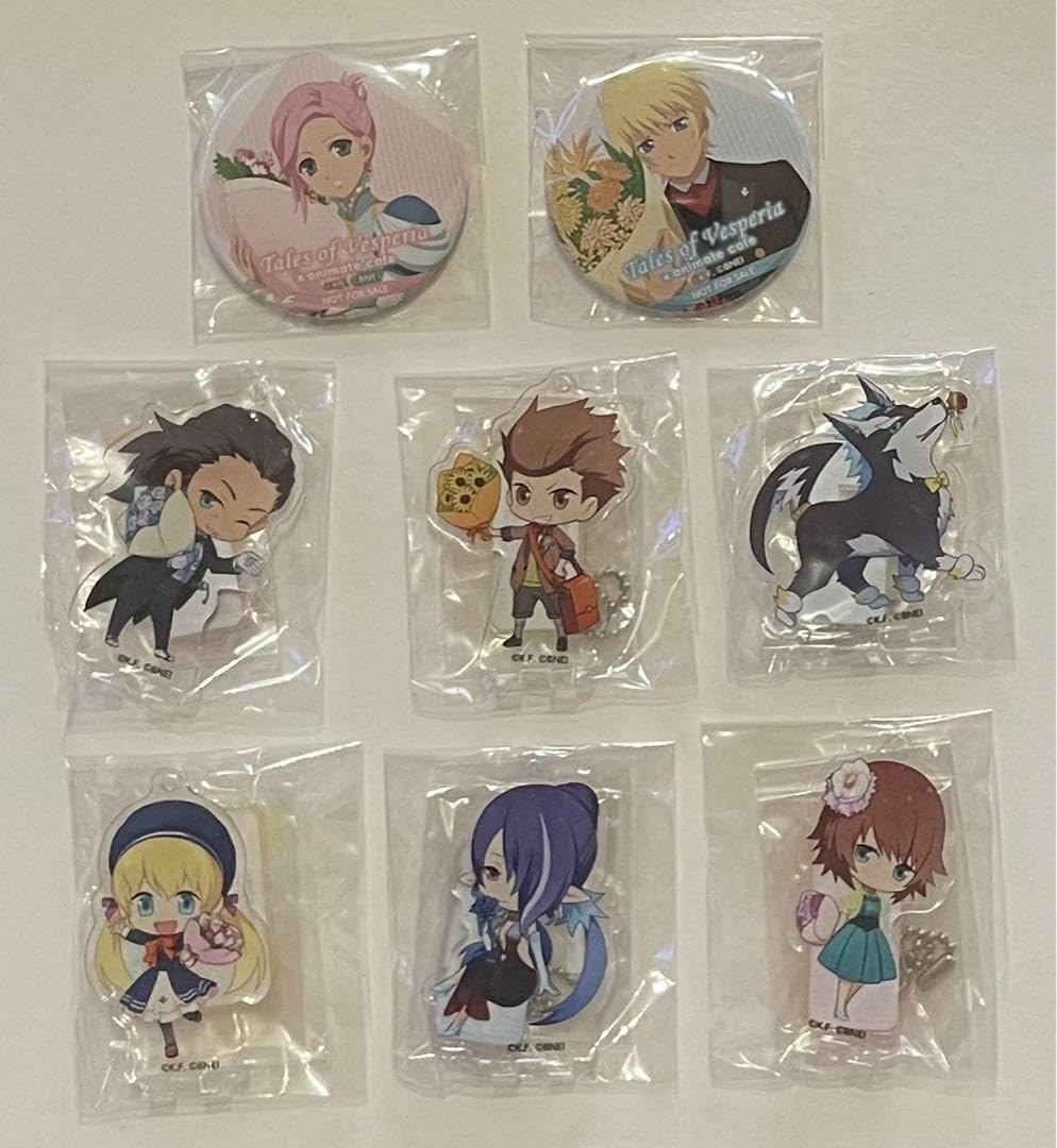 テイルズ オブ ヴェスペリア×animatecafe アクリルスタンドセット テイルズ オブ ヴェスペリア ユーリ・ローウェル アクリル