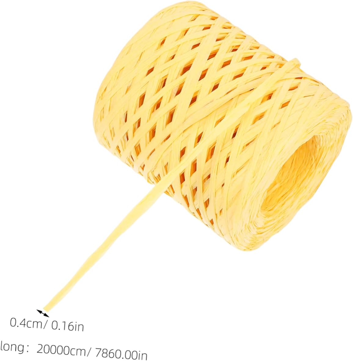 DOITOOL Raffia Paper Ribbon Craft String Raffia Yarn Paper Rope for Wrapping Craft String for Weaving