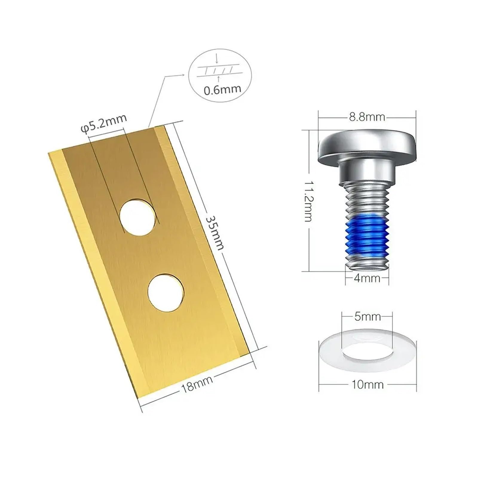 Cuchilla De Cortacésped 24/30 Uds. Robot Universal De Alta Resistencia, Accesorios for Cortacésped, Cuchilla De Repuesto, Cortacésped Robot De Jardín(Silver 30pcs)